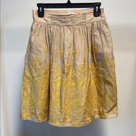 Anthropologie TINY Embroidered SUN STICHED by Dianna Agron Skirt SIZE S - Picture 1 of 5